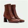 Hispanitas Atlanta Front Zip Heel Boot - Brown